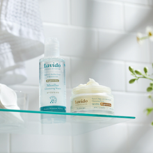 Load image into Gallery viewer, Lavido Micellar Cleansing Water with key ingredients