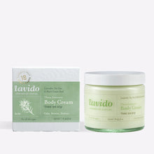 Load image into Gallery viewer, Lavido Thera Intensive Body Cream jar next to its green box